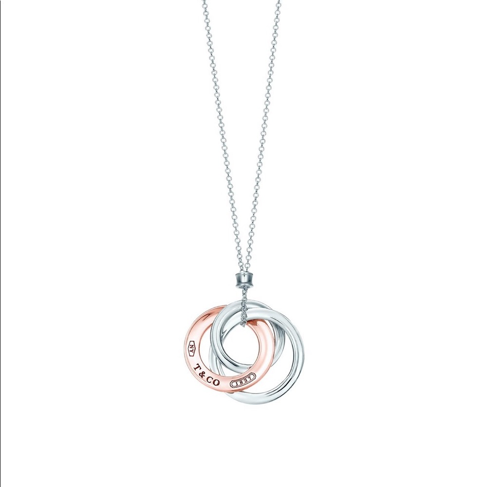 Tiffany & Co Interlocking Circles Pendant & Chain